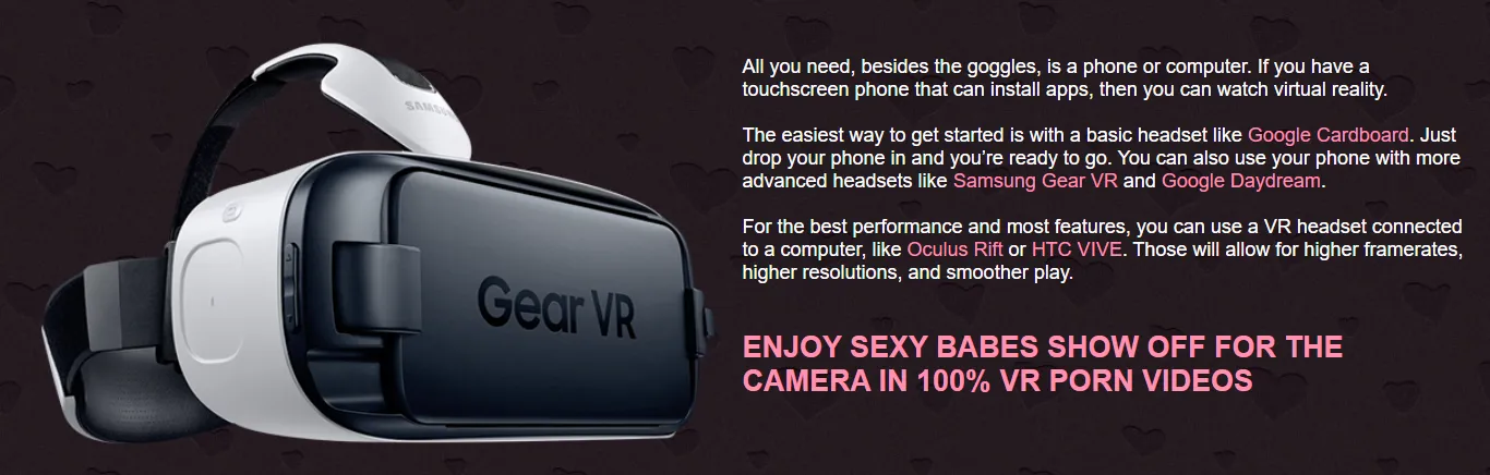 BaberoticaVR headsets