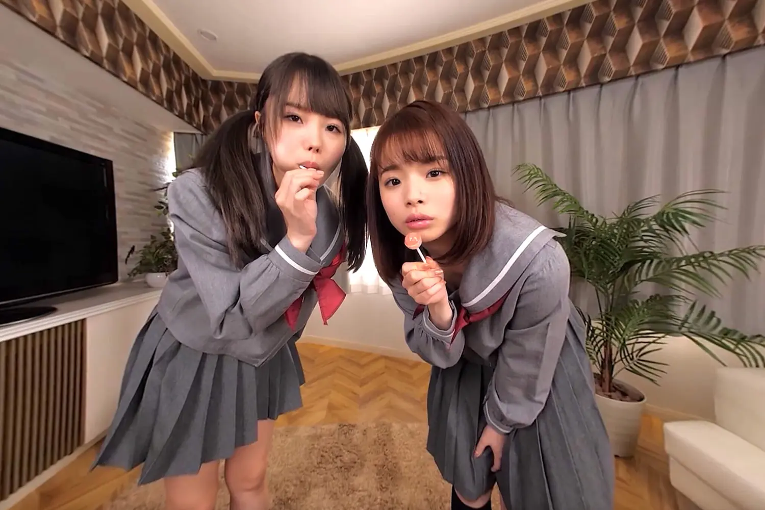 JAV VR porn scene #8: Erina Oka and Ichika Matsumoto in Girlfriend's First Kinky Phase at DANDY