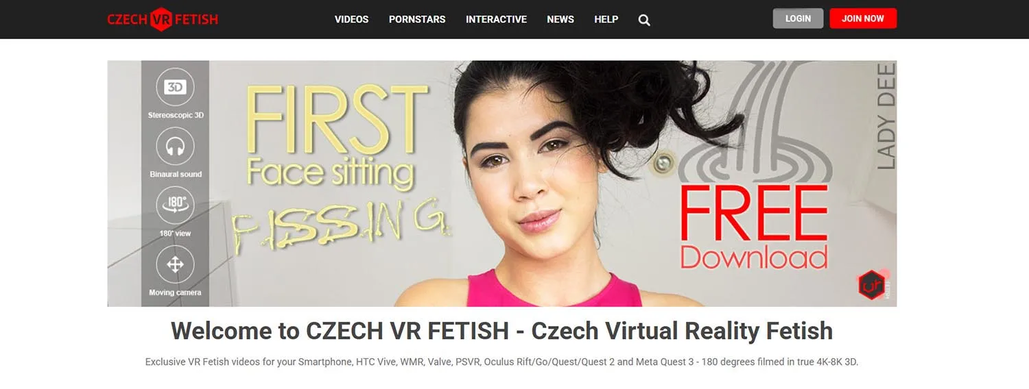 czech vr fetish home page