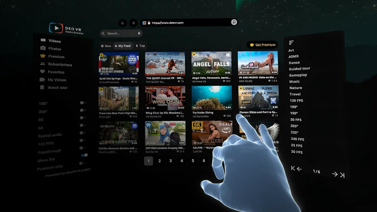 How to watch VR porn on DeoVR