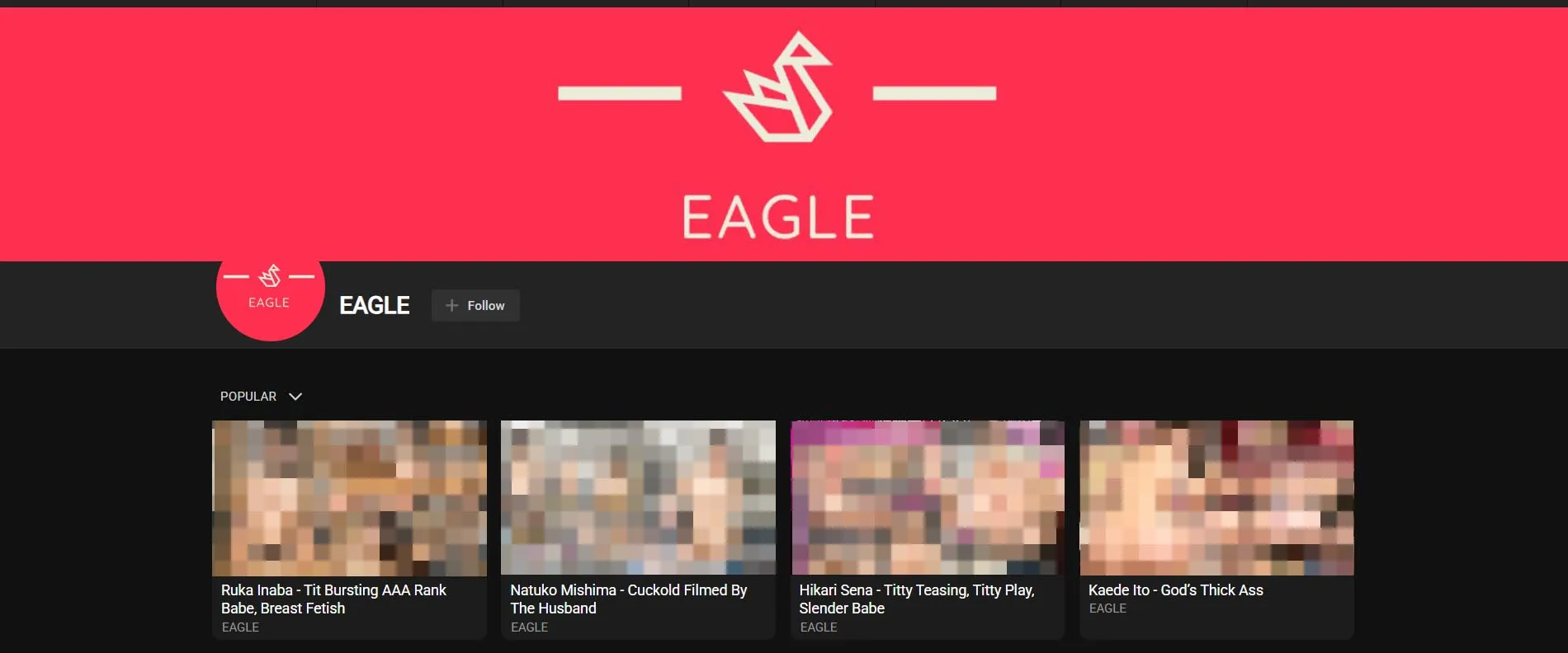EagleVR Porn best sites home page