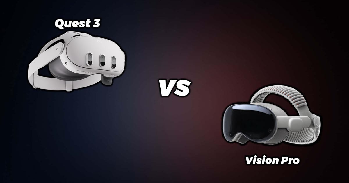 Meta Quest 3 vs Apple Vision Pro
