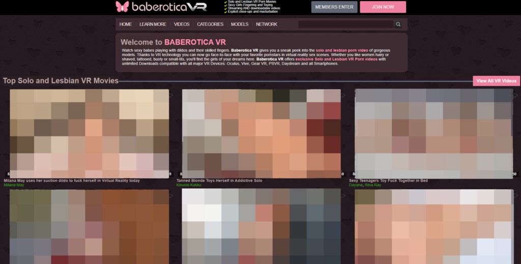 BaberoticaVR for the best sites hub page